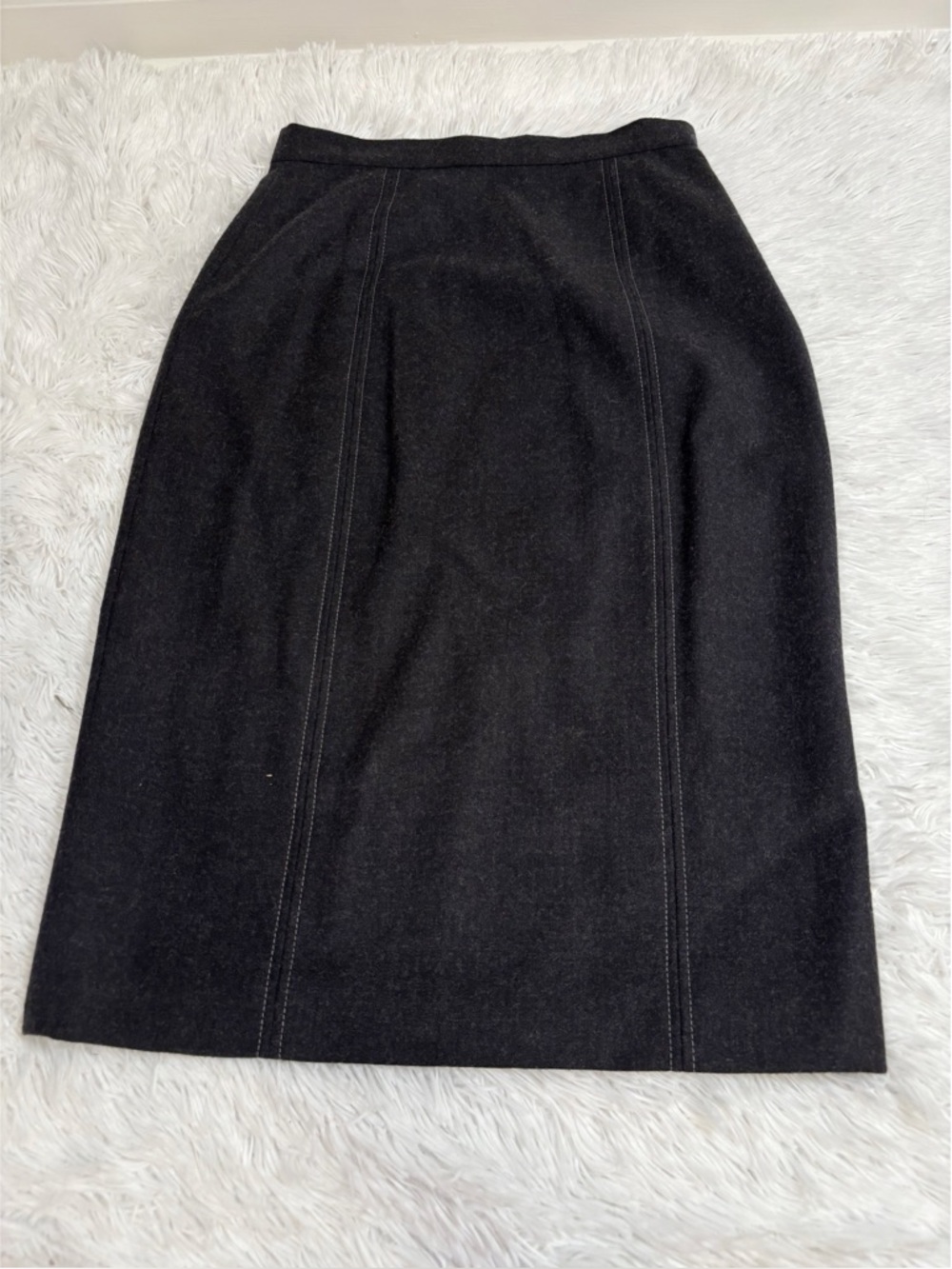 Carolina Herrera Classic Wool blend Pencil Skirt knee‎ length